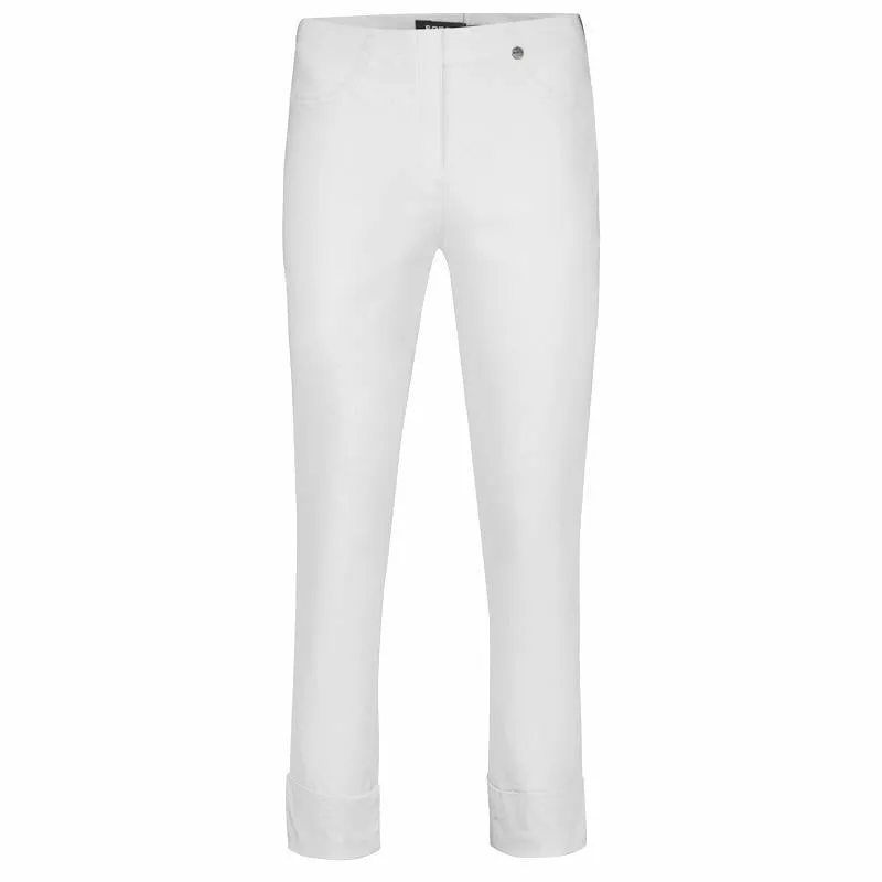 Robell 7/8th Trousers | White