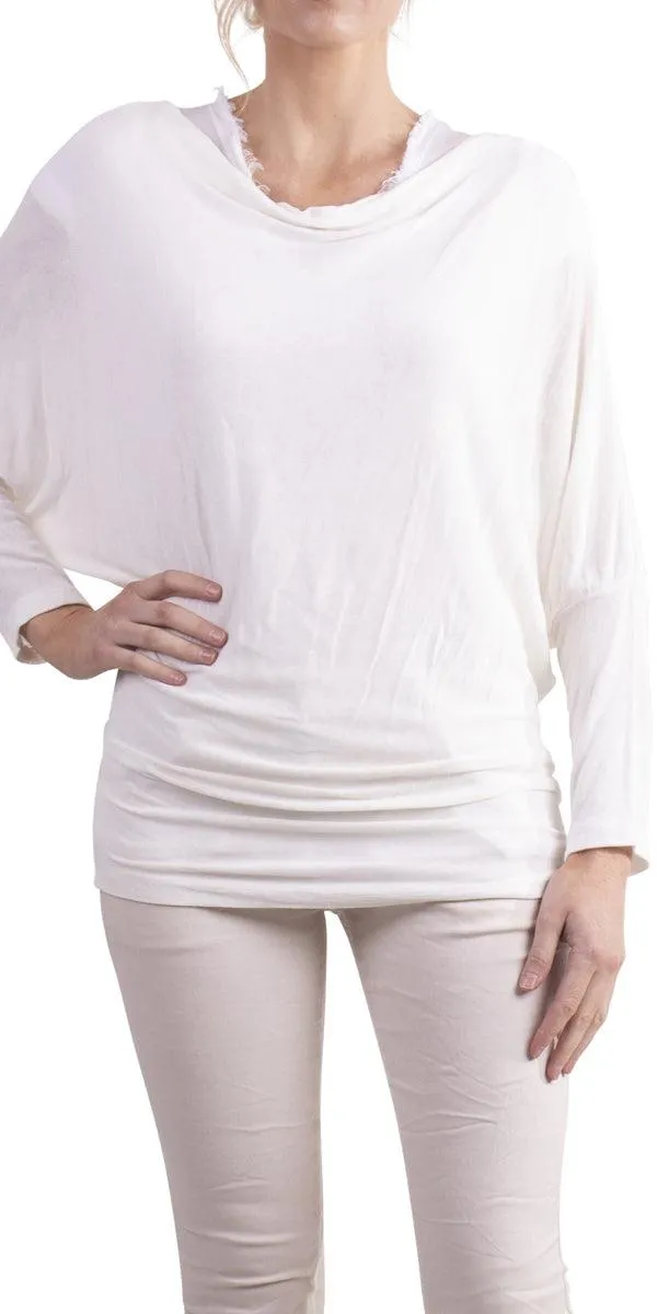 Savoca Batwing Top