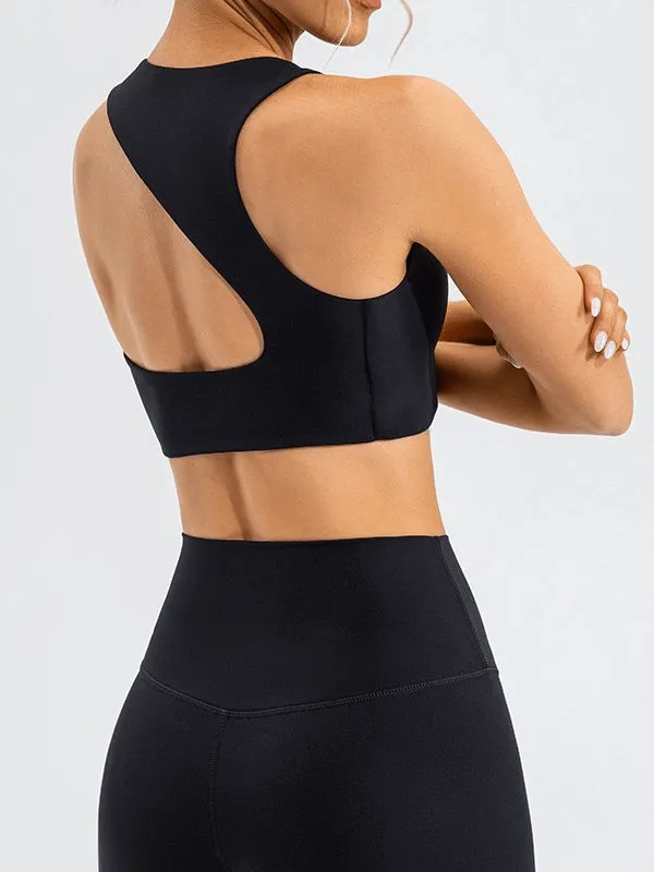 Sexy Elastic Women's Sports Bra / Workout Top with Open Back - SF1259