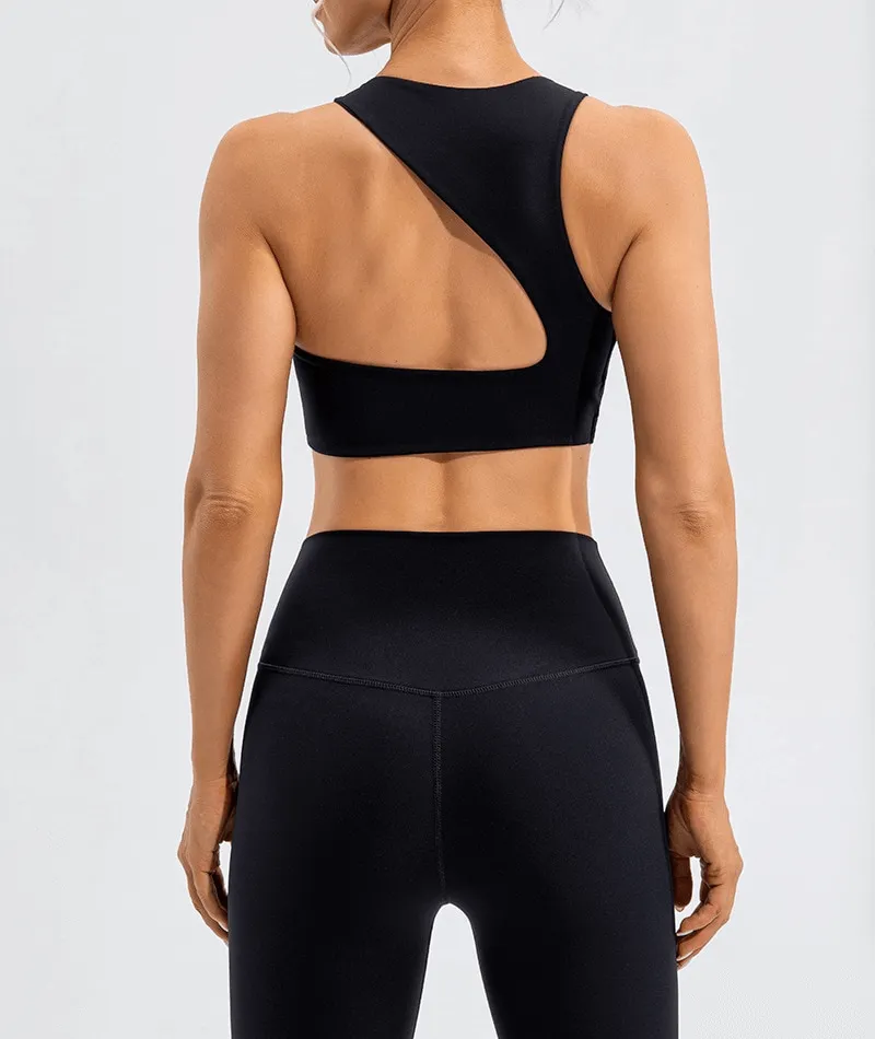 Sexy Elastic Women's Sports Bra / Workout Top with Open Back - SF1259