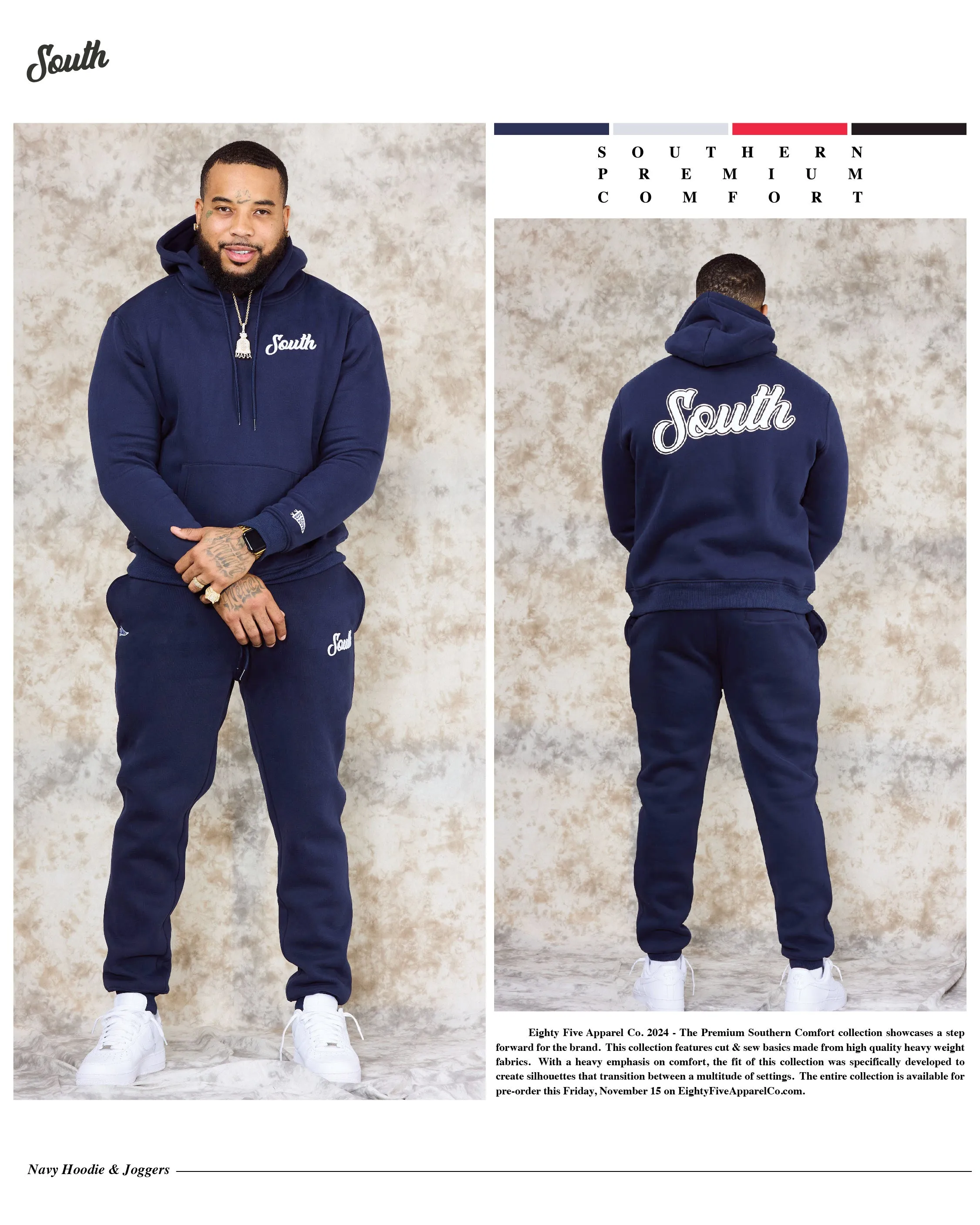 Southern Premium Comfort Joggers - Navy