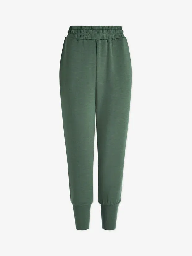 The Slim Cuff Pant 25" in Cilantro