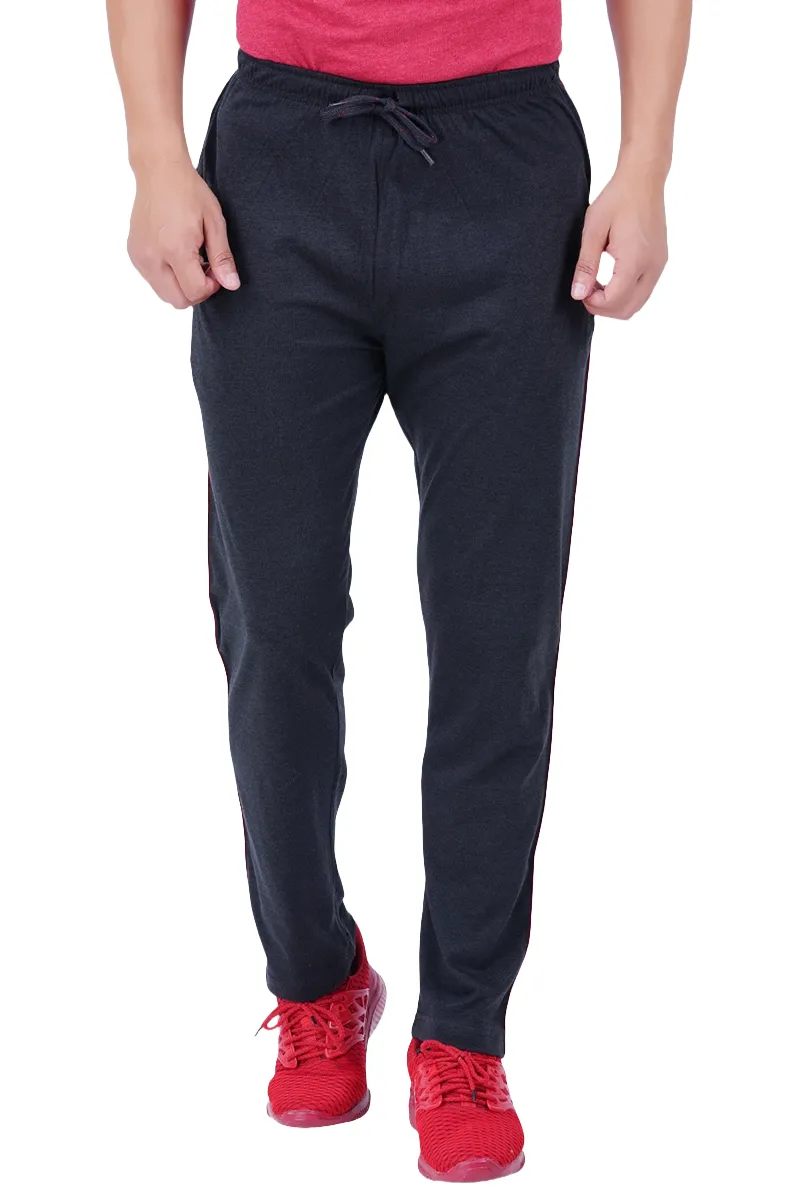 Track Pant - Charcoal Jogging Bottoms For Mens | Ariser