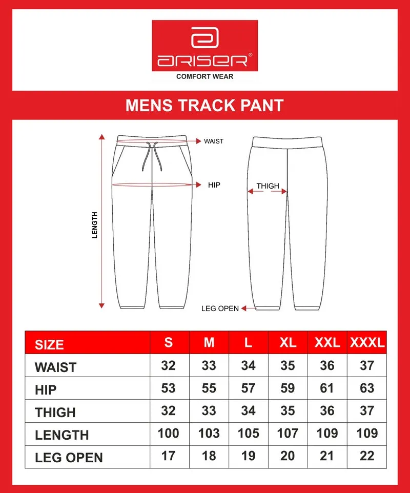 Track Pant - Charcoal Jogging Bottoms For Mens | Ariser