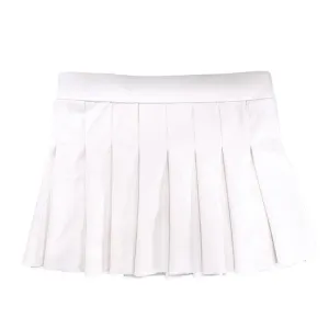 Tween Bottoms | Pleated Active Skirt- White | Shade Critters