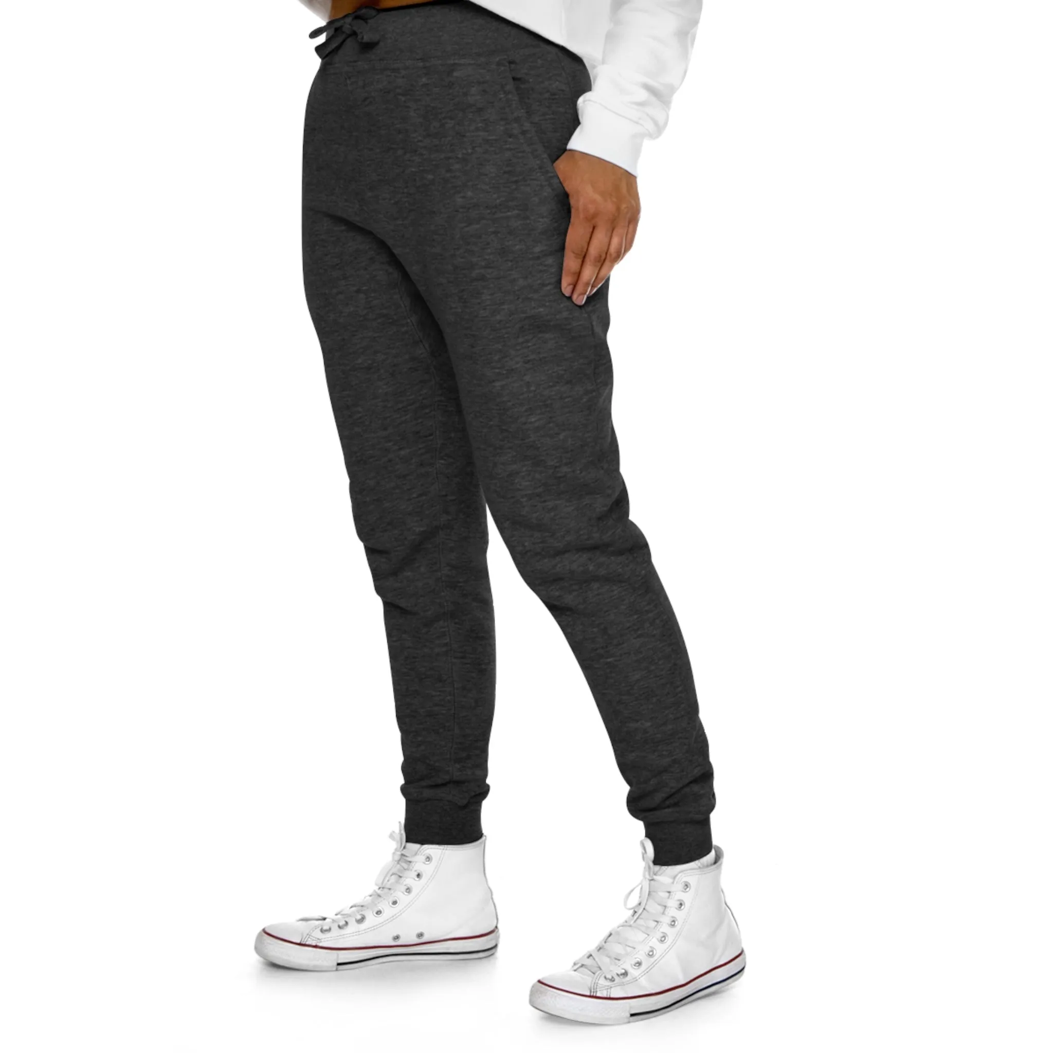 Unisex Grey Fleece Joggers