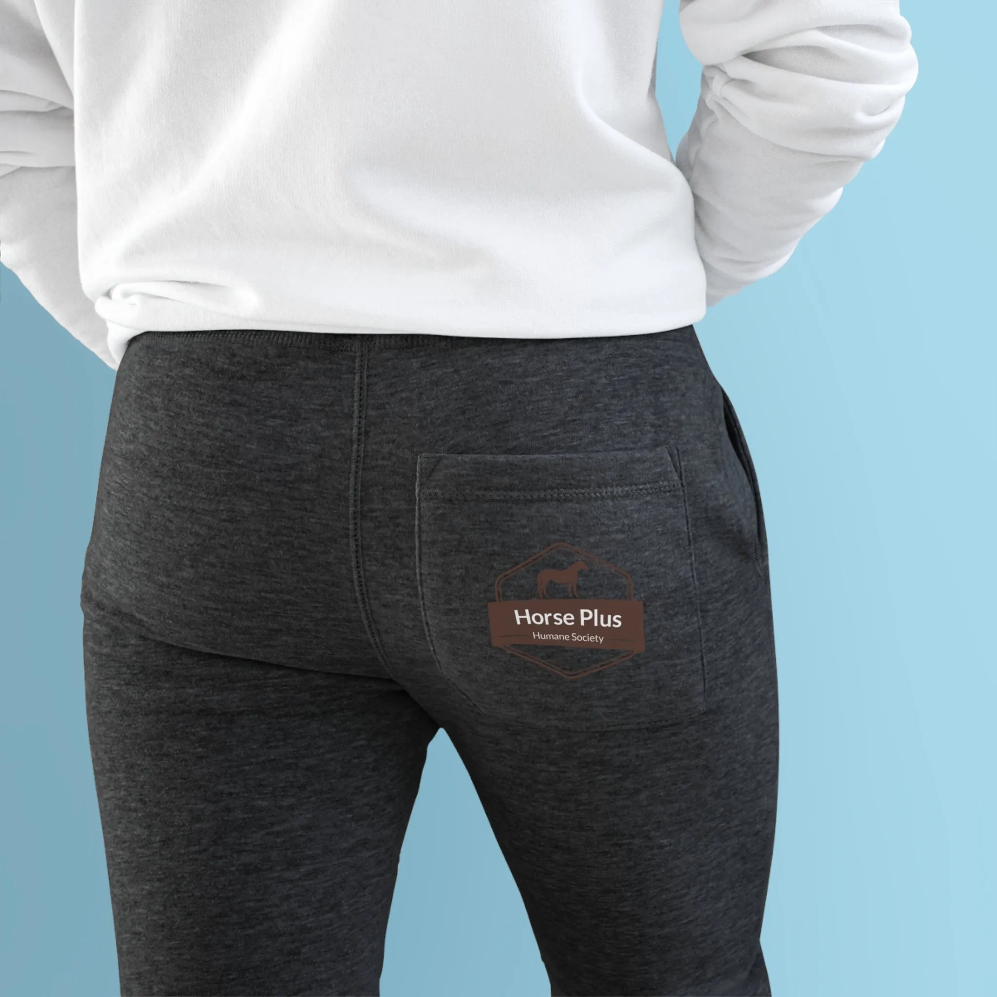 Unisex Grey Fleece Joggers