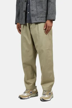 Universal Works Pleated Track Pant (Stone)