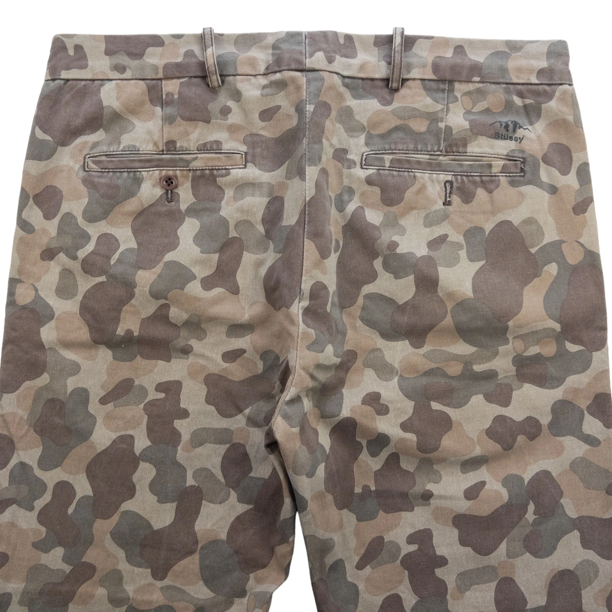 Vintage Stussy Camo Trousers Size W36