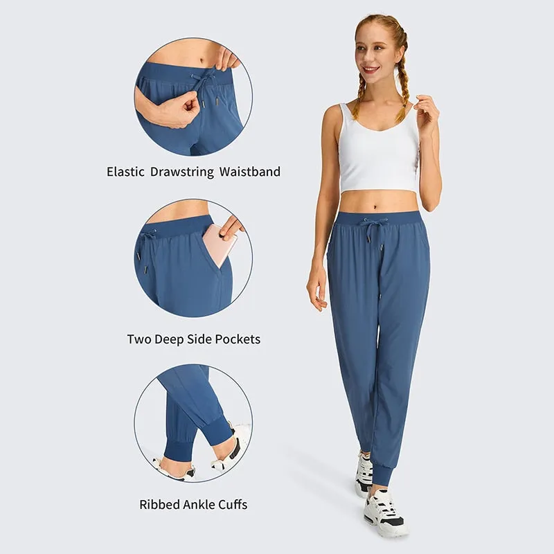 Yoga Pants Runing Workout Sportswear Woman Gym Long Pants Yoga Clothes Sport Trousers Loose Sweatpants Outwear